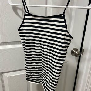 Wonder Nation Monochrome Striped Tank Top